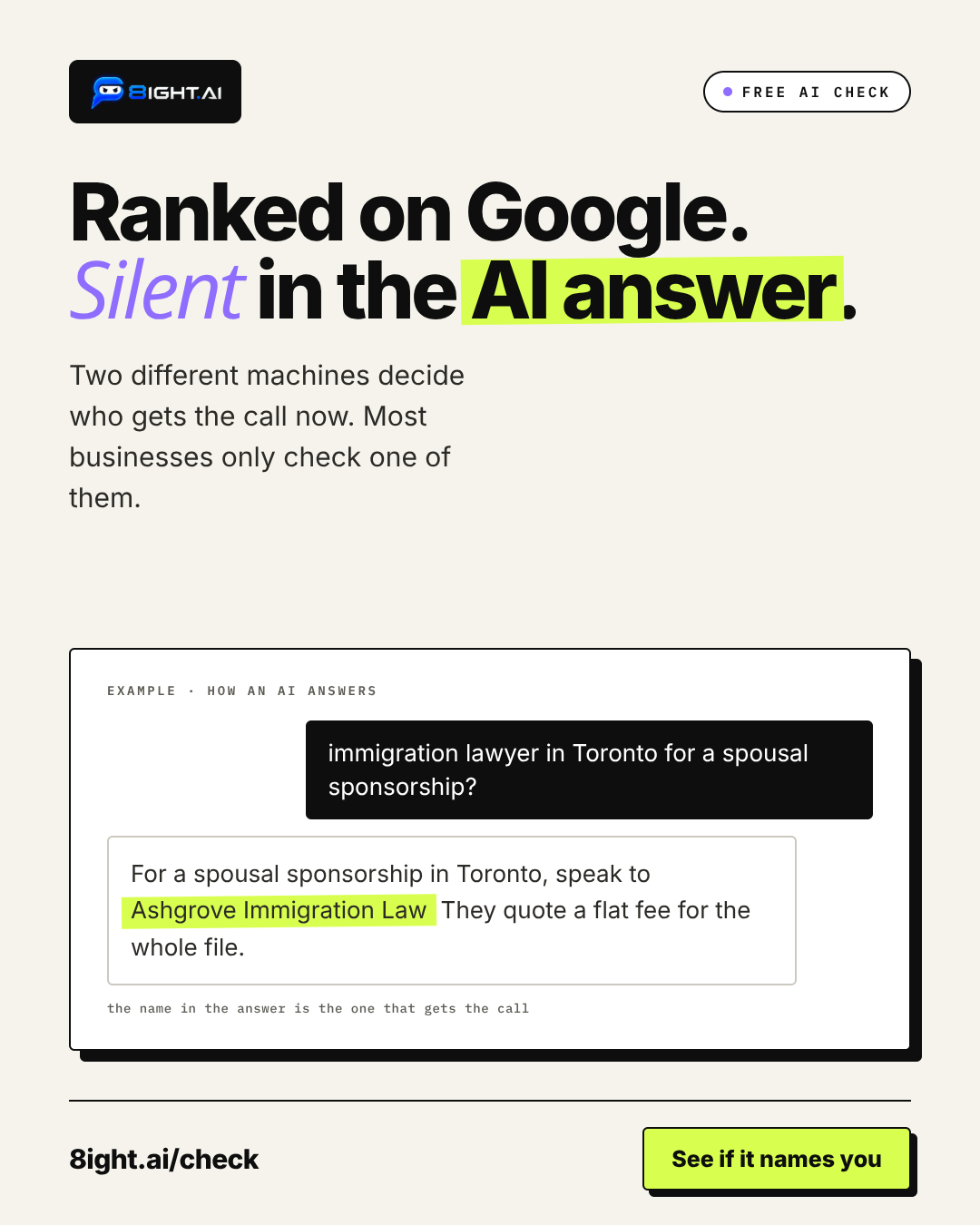You know Google. What about ChatGPT?