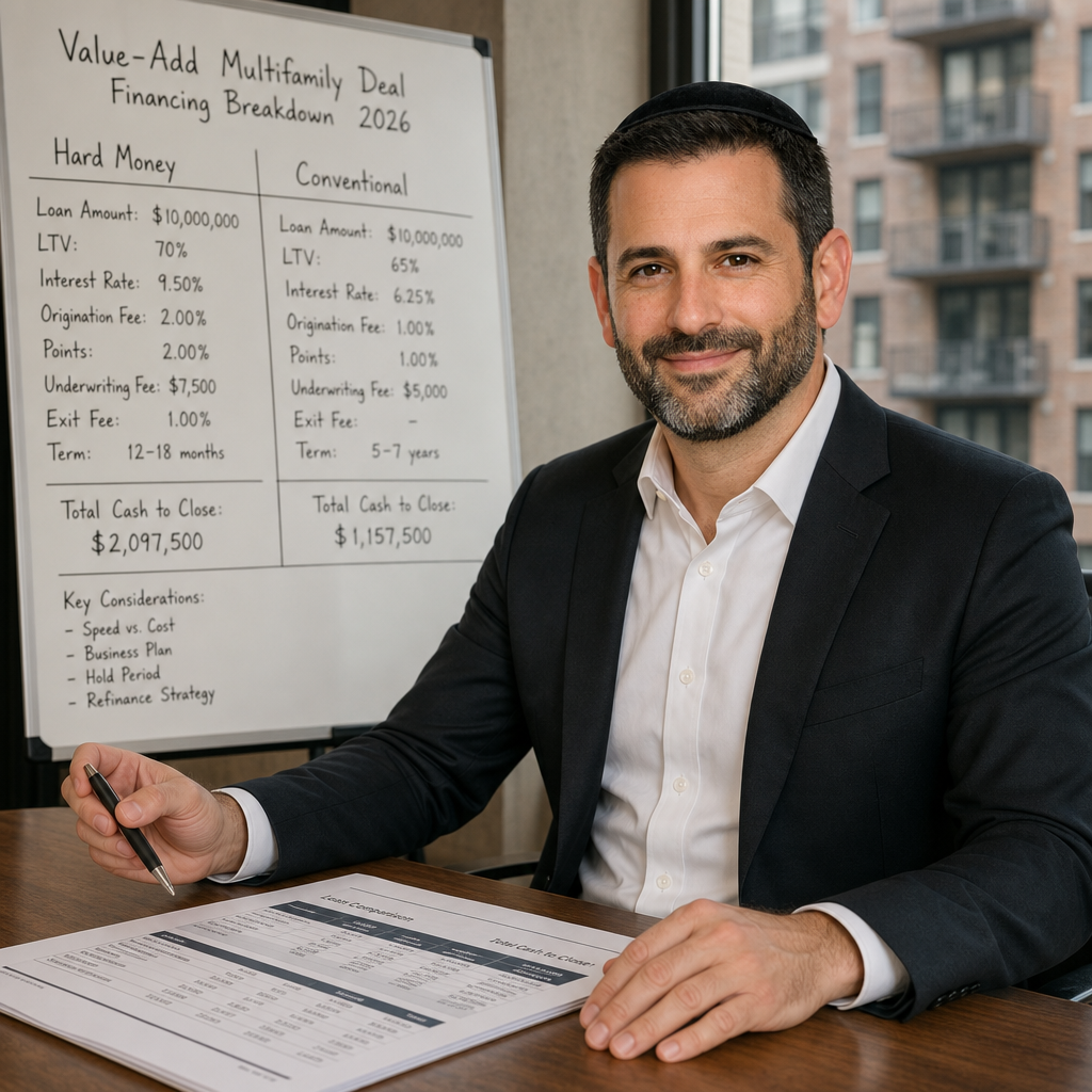 What Hard Money vs. Conventional Financing Actually Costs on a Value-Add Multifamily Deal in 2026: Full Rate and Fee Breakdown