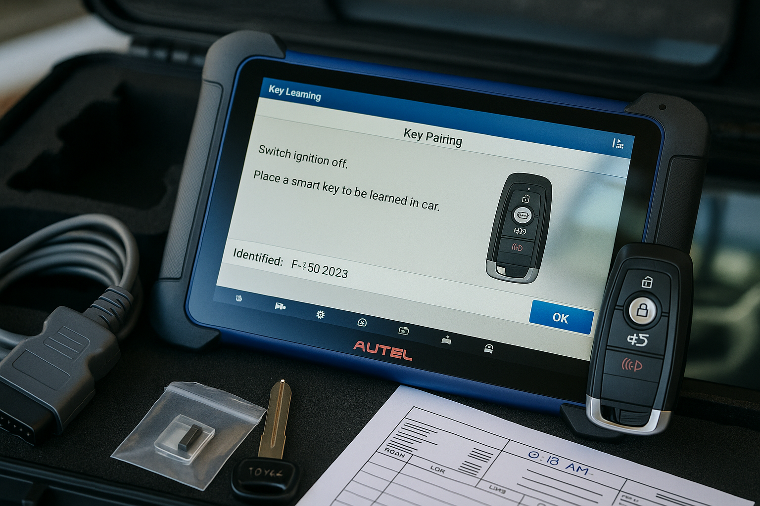 How We Unlocked a Hoover Family's 2023 Ford F-150 After the Smart Key Died at 6 AM