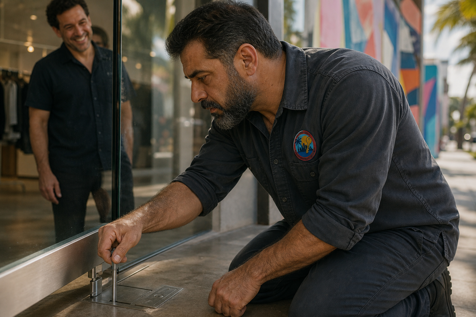 Inside a Typical Glass Storefront Door Rail Replacement in Wynwood, What the Job Actually Involves, Start to Finish